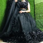 Midnight Bloom Lehenga Choli