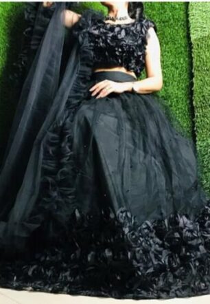 Midnight Bloom Lehenga Choli