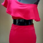 Fuchsia Flair Ruffled Ensemble