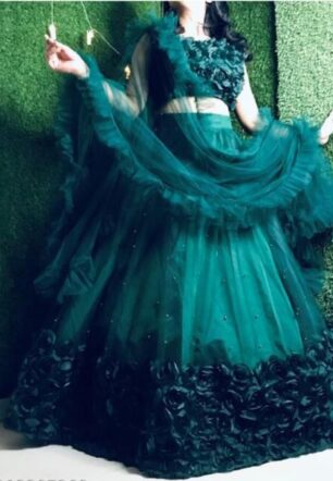 Emerald Elegance Lehenga Choli