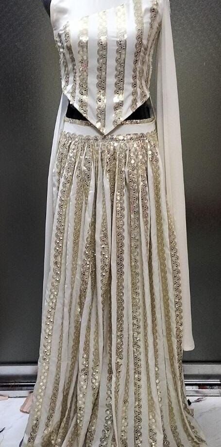 Ivory Elegance Lehenga Choli