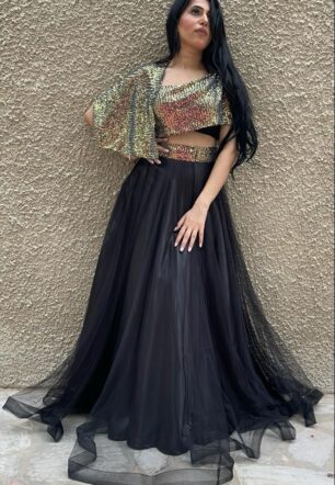 Golden Hour Modern Lehenga