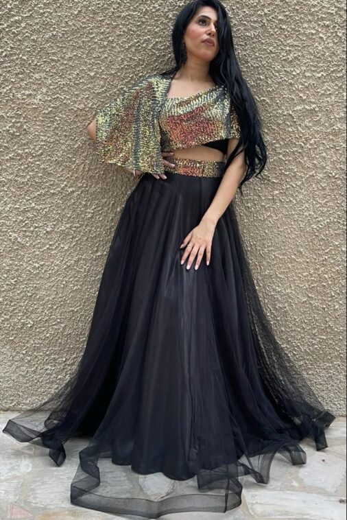 Golden Hour Modern Lehenga