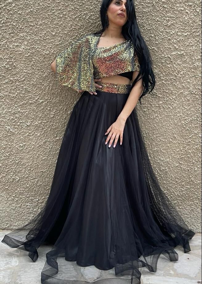 Golden Hour Modern Lehenga
