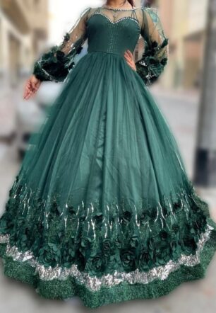 Emerald Enchantment Gown