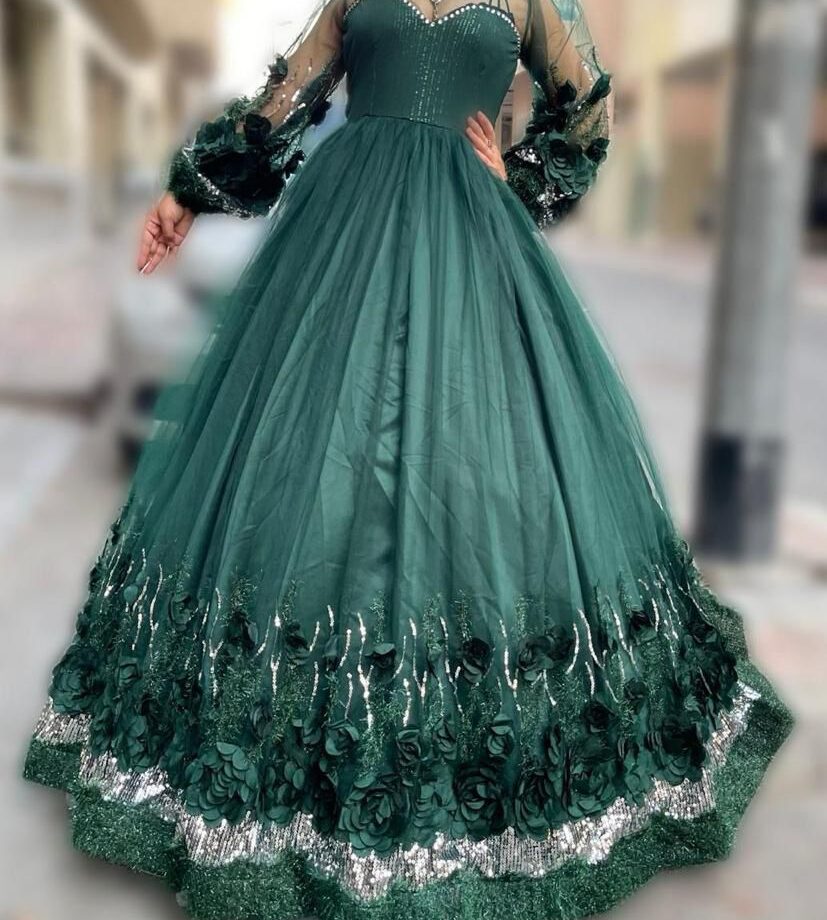 Emerald Enchantment Gown