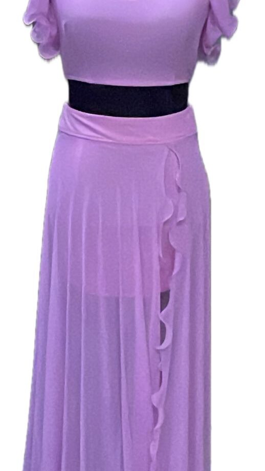 Baby pink Indo western two piece