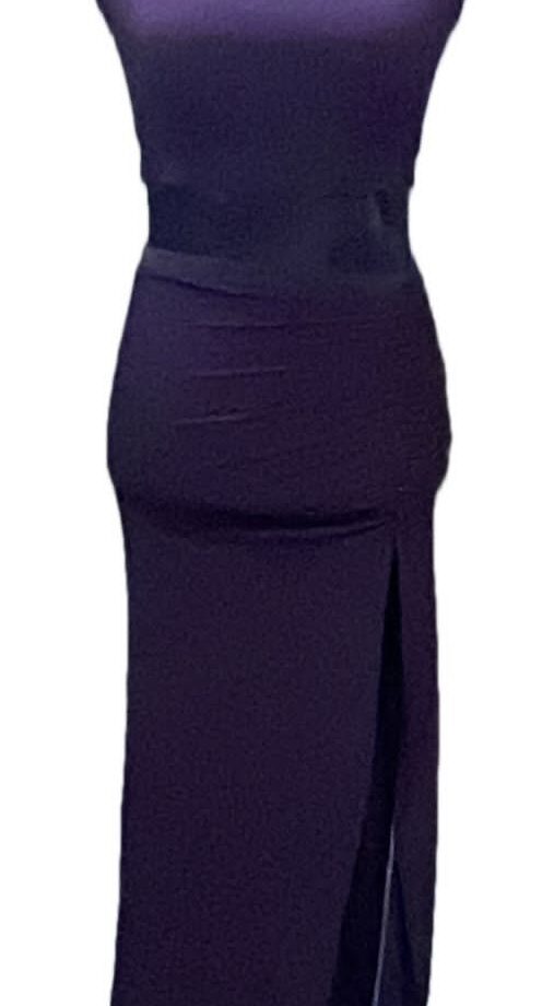 Wine color Lungi dres sleveless