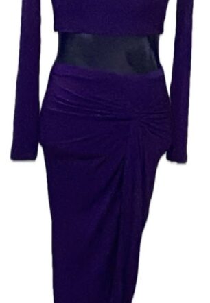 Wine color Lungi dress