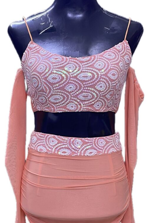 Two piece short printed