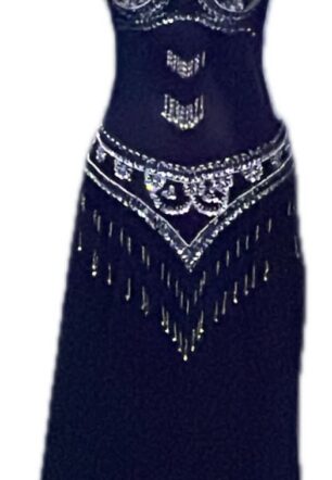 belly dance cut dress