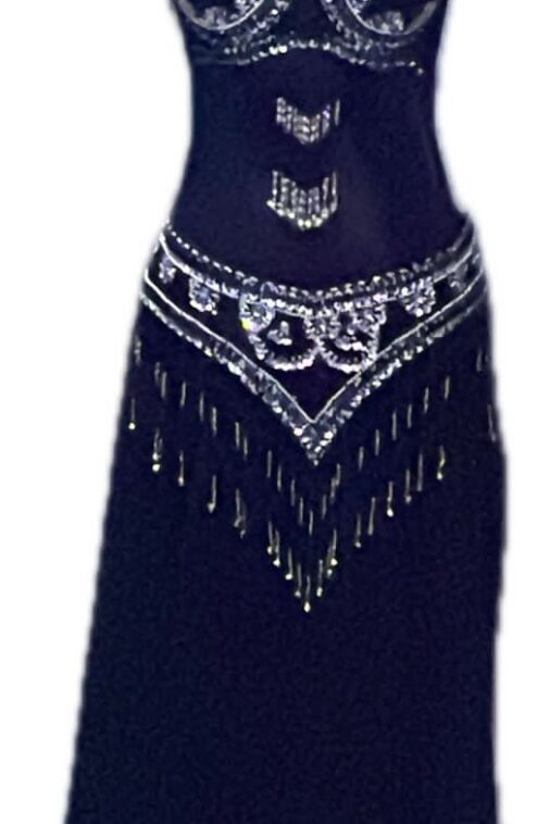 belly dance cut dress